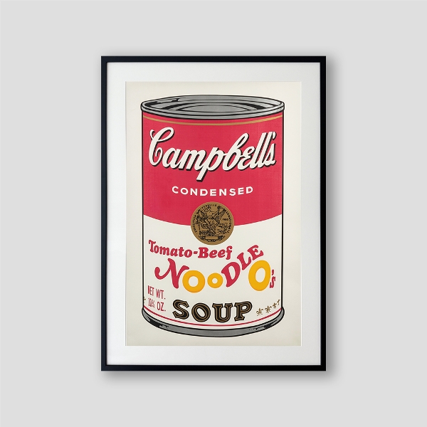 WARHOL Andy - Tomato-Beef Noodle O's (Campbell's Soup II)
